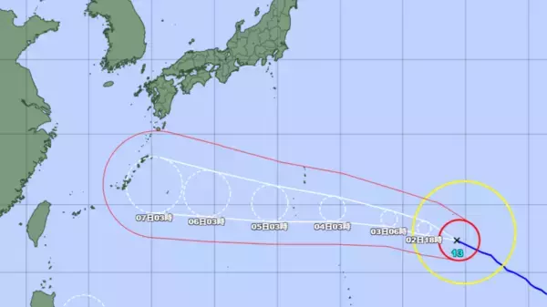 非常に強い台風13号　6日ごろ大東島に接近　来週後半には沖縄本島直撃の恐れ
