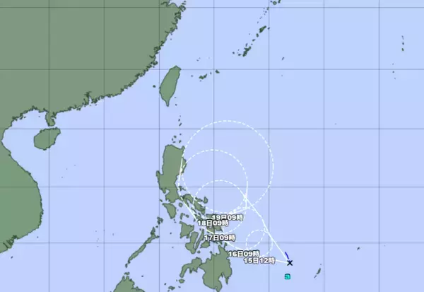 発生したら7年ぶりの1月台風に　フィリピン東に熱帯低気圧