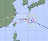 「台風18号、大東島に最接近　沖縄本島に25日昼前に暴風警報へ　最大瞬間風速60メートル（25日午前6時）【動画】」の画像1