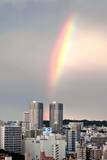 「那覇市でダブルレインボー　5月6日夕方に出現」の画像1
