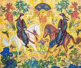 「琉球競馬の復活描いた日本画で大賞　沖縄・北谷町の画家、仁添まりなさん　京都・鳥取で展示へ」の画像1