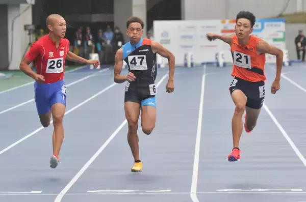 平仲（那覇西高）、100メートル3位　少年男子Ｂ　国民スポーツ大会