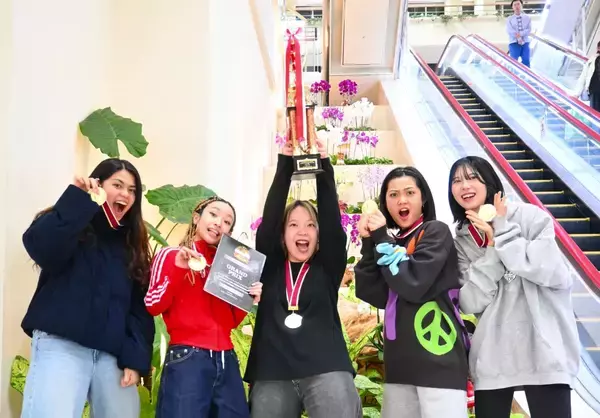 「『いいとこ取り』の作品が評価」　ダンス全国大会でF.osが2連覇　沖縄・北谷町の5人組