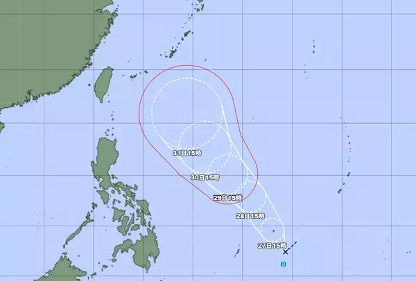【速報】24時間以内に台風発生の見込み　沖縄地方に影響も