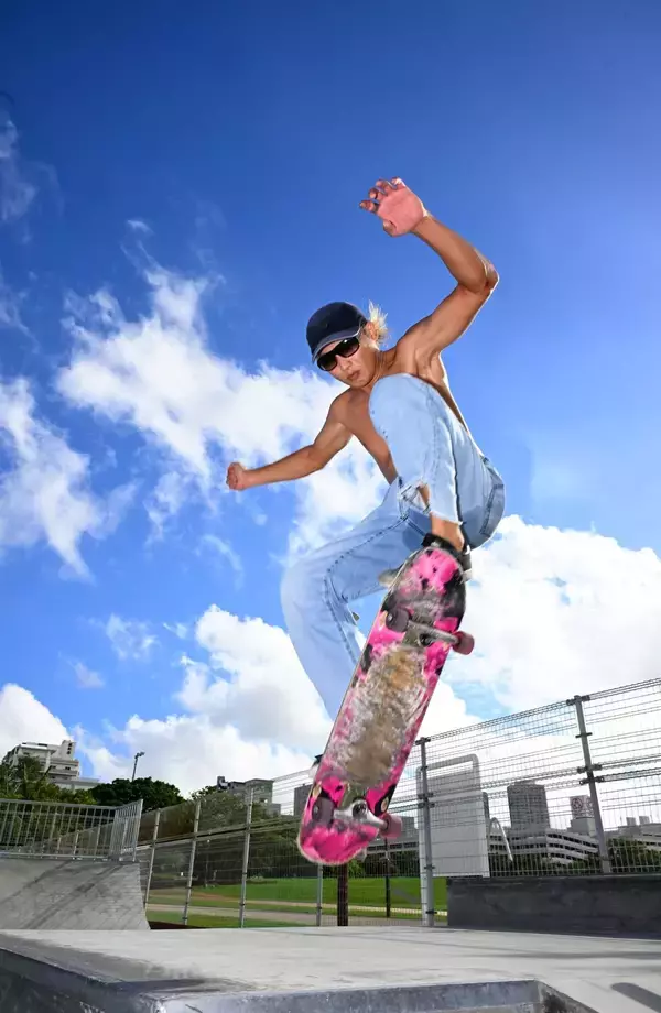 ［沖縄days］11月でも真夏日　那覇市・新都心公園