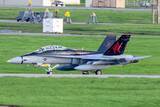 「岩国基地からFA18戦闘攻撃機　嘉手納基地に4機飛来」の画像1