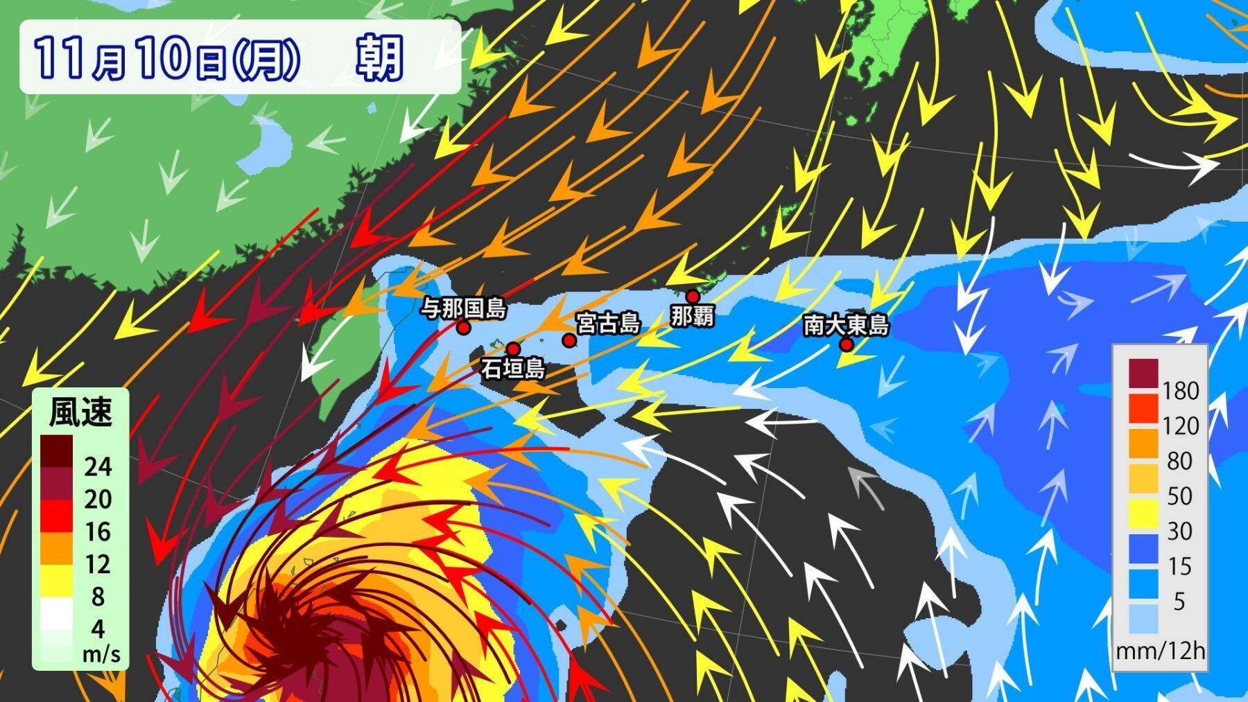 台風26号、急カーブで沖縄に影響する恐れも　来週は荒れた天気に警戒を
