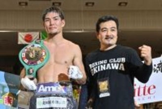 仲里が新王者　ジュン（韓国）に判定勝ち　プロボクシング東洋太平洋ライト級王座決定戦