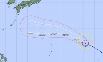 猛烈な台風13号　来週後半に沖縄接近の可能性も　最大瞬間風速80メートル
