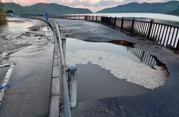 37万世帯で断水の恐れ　沖縄本島中南部の17市町村　北部の水源の水道管破裂　きょう25日午前にも復旧見通し