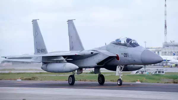 空自F15から部品落下　那覇空港から沖縄西方海上の間で　那覇基地所属