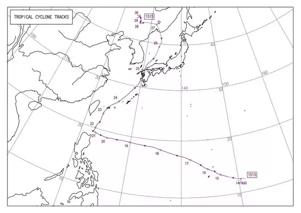 「【台風9号】沖縄本島地方も暴風域に入る恐れ、その理由とは　2015年の台風との比較も」の画像