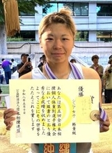 【速報】名桜大・山下寧々が日本一　相撲の全日本個人体重別シニア女子軽量級　世界選手権代表に