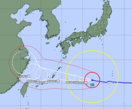 【台風13号】あす夜にも沖縄本島に暴風警報か　強い勢力で直撃する見通し【予想接近図あり】
