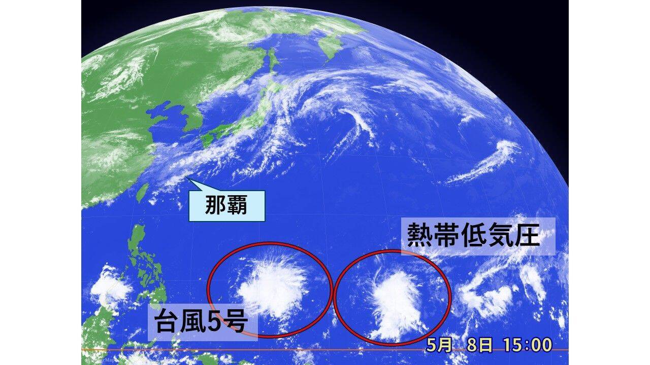 沖縄地方が梅雨入り　週末は強い雨に注意　台風5号は今後どうなる？