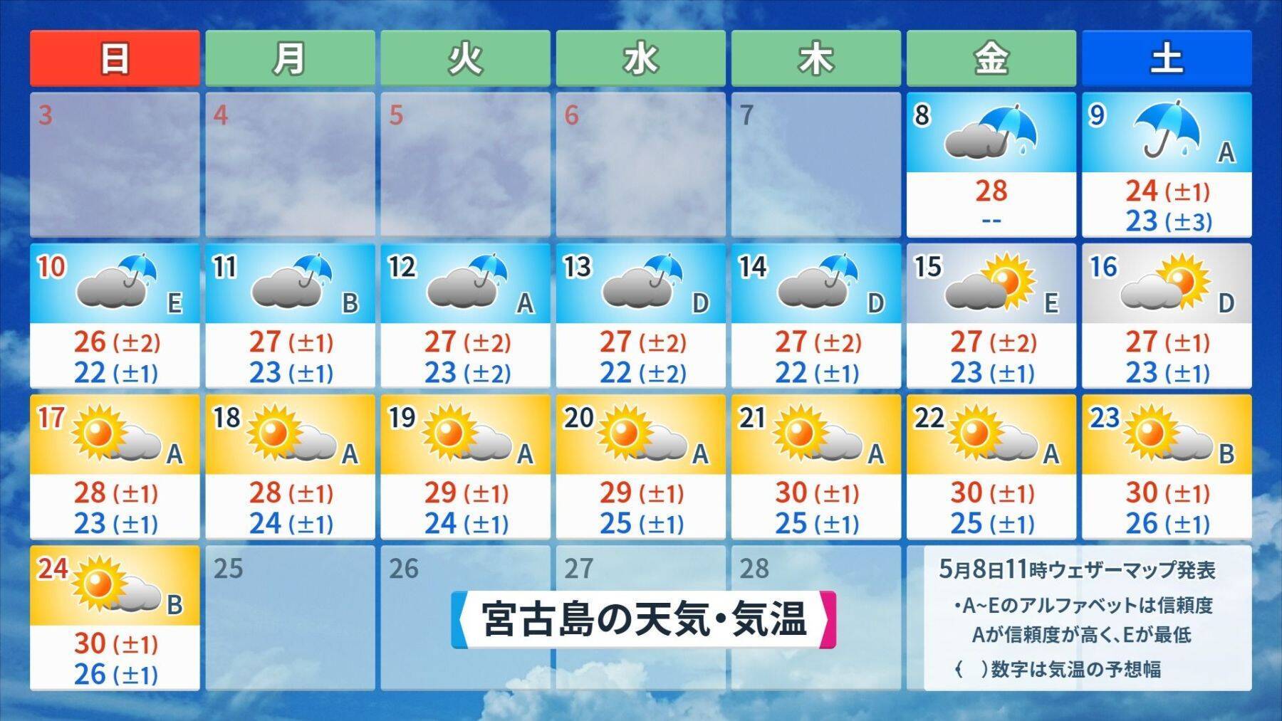 沖縄地方が梅雨入り　週末は強い雨に注意　台風5号は今後どうなる？