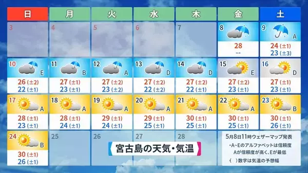 「沖縄地方が梅雨入り　週末は強い雨に注意　台風5号は今後どうなる？」の画像