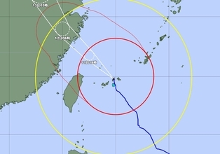 【台風9号】宮古・石垣に最も接近　与那国には正午に　最大瞬間風速60メートル予想　宮古島市に土砂災害警報（11日午前8時現在）