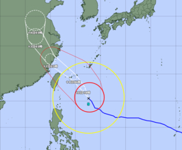 【台風9号】11日にも宮古・八重山に最接近か　最大瞬間風速60メートル予想　沖縄本島も暴風の恐れ（10日午前6時）