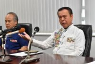 失職の南城・古謝前市長が初会見　セクハラ再び否定　日弁連に人権救済申し立てへ