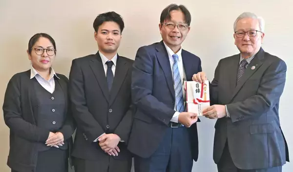 ［未来支える］あっぷる　20万円寄付　保険代理店運営　貧困解消へ支援