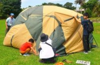 「全部楽しかった！」14歳絶賛　4家族13人が初めてのキャンプ体験　うるま市の石川青少年の家