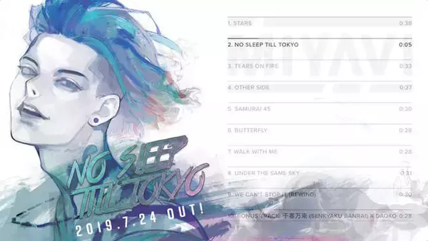 「MIYAVI、ニューアルバム『NO SLEEP TILL TOKYO』の全曲試聴映像を解禁」の画像