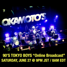 OKAMOTO'S、初の無観客生配信ライブの開催が決定