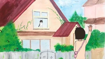 むぎ(猫)、自身がアニメーションで制作した、「窓辺の猫 feat. つじあやの」のMVを公開