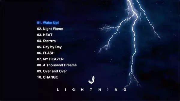 「J、アルバム『LIGHTNING』の全曲試聴動画を公開」の画像