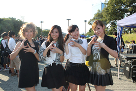 いつか大阪城ホールでライブを！ 大阪出身4人組ガールズ・グループGiselle4が城天ストリートライブを実施！