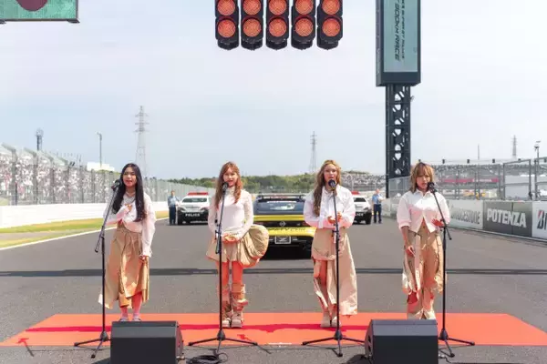 Be-ray、鈴鹿サーキットで自身初の日本国歌斉唱　SUPER GTで大役「本当に光栄」