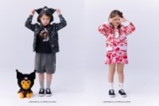 【あす発売】「BAPE×サンリオキャラクターズ」コラボアイテム公開　クロミ＆キティのコレクション