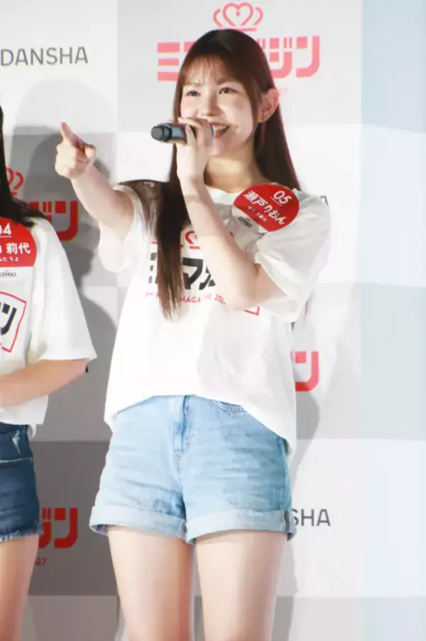 【ミスマガジン2027 ベスト20ピックアップ】サッカー大好きなアイドル・瀬戸 りおん　胸キュンセリフでアピール「ねえ、私のことちゃんと見てる？ サッカーに負けたくないんだけど〜！」