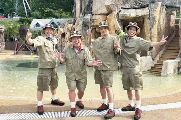 チョコプラ＆原嘉孝＆篠塚大輝、風呂敷で水を運ぶ競走に挑戦　世界最高レベルの撥水技術にヒント得る