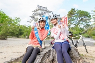 “自転車旅”MBS山崎香佳アナ＆CBC友廣南実アナ、地上波初共演　「アジア大会」をアピール