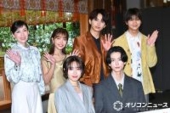 秋田汐梨＆池田匡志ら、赤城神社で連ドラヒット祈願　ゲイの青年に恋する女子高生を描く