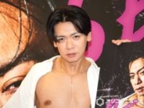 マヂラブ・野田クリスタル、会見場で脱ぎだす　中島健人に“対抗意識”「勝っているところある」