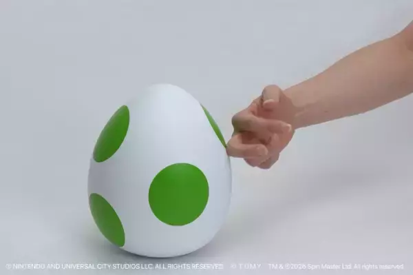 ヨッシーが“リアル孵化”…世界的人気トイ「ウーモ」とマリオがコラボ、自宅でヨッシー誕生を体験
