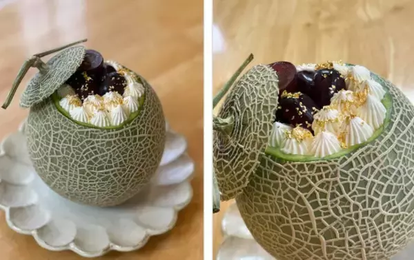 クールな長男から珍リクエスト、”メロン丸ごとケーキ”に母奮闘「夢のケーキ！」「ママって、何でもできる思ってるんだよね（涙）」