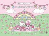 「サンリオピューロランドにエスターバニーが初登場　キティ＆マイメロたちが“春のパーティ”」の画像1