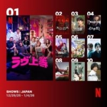 Netflix：日本における週間視聴ランキングTOP10（シリーズ）1位『ラヴ上等』、2位『ストレンジャー・シングス』