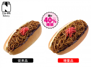 「NewDays」で値段そのまま、増量キャンペーンを実施　“麺が40％増量”した焼きそばパンも【増量商品の一覧】