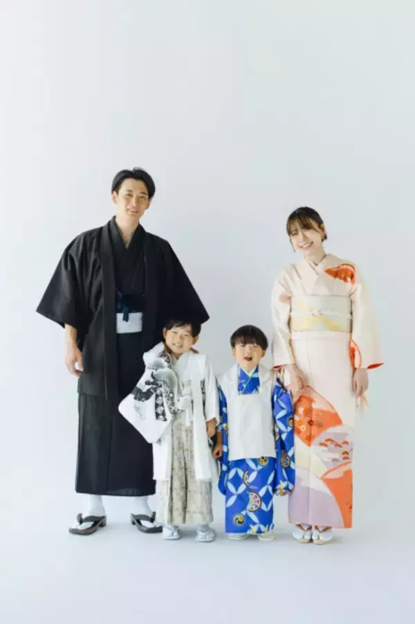 あいのり・桃、家族4人“七五三”ショット披露　5歳長男＆4歳次男「生まれてきてくれて本当に良かった」」