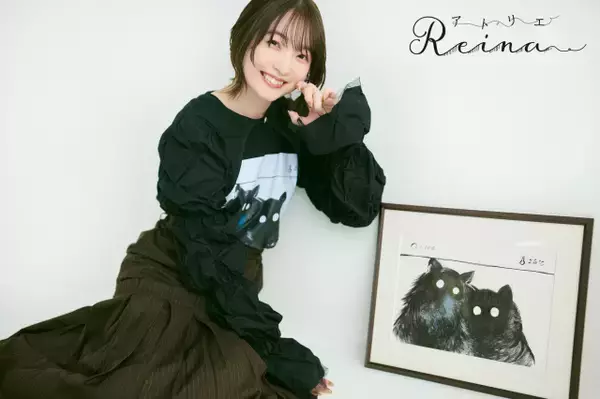 声優・上田麗奈、センス抜群！描いたイラストTシャツ登場　新作4種類で自ら着用モデル写真公開