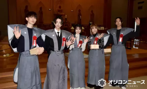 駒木根葵汰＆樋口幸平＆志田こはく＆池田匡志＆桃月なしこ、池上本門寺の豆まきに登場　特撮キャストが大集結