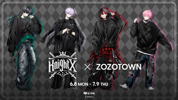 騎士X - Knight X -とZOZOTOWNがコラボ　描き下ろしイラスト使用の限定9アイテム発売
