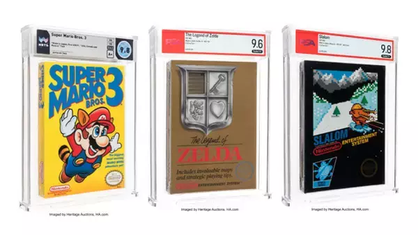 レトロゲームの名作が高額落札に　『スーパーマリオブラザーズ3』＆『ゼルダの伝説』＆『ポケットモンスターピカチュウ』など　ヘリテージ・オークションズが発表