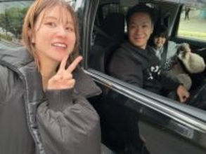 はんにゃ川島の元妻・川島菜月さん、子育て10年で初の一人旅へ　元夫“あきぷー”が送迎「優しいじゃん」