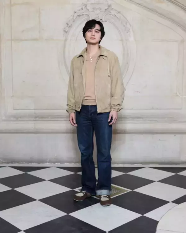 “タケミチ”北村匠海＆“マイキー”吉沢亮、パリで“共演”　アンバサダーとしてショー出席